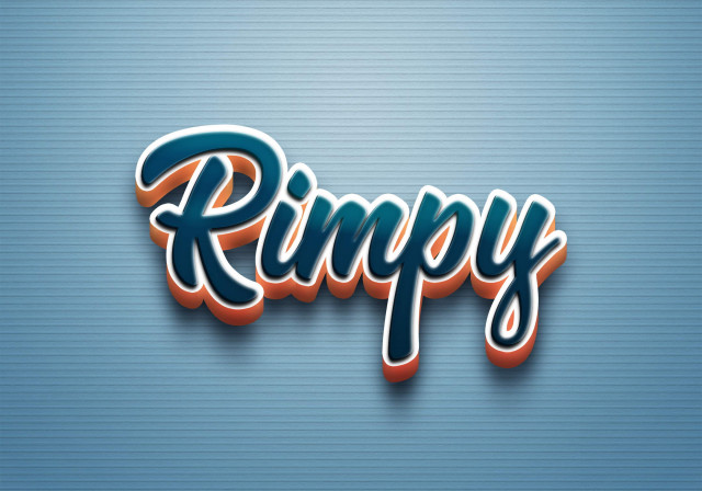Free photo of Cursive Name DP: Rimpy