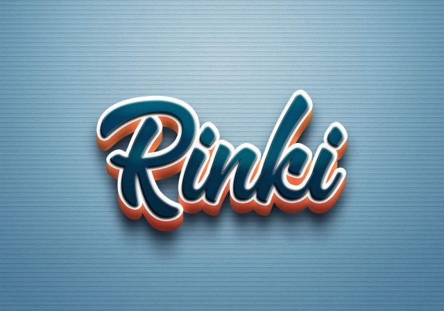 Free photo of Cursive Name DP: Rinki