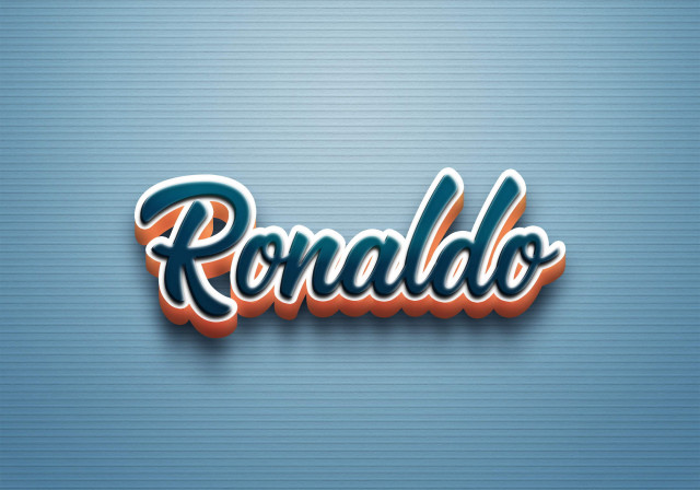 Free photo of Cursive Name DP: Ronaldo