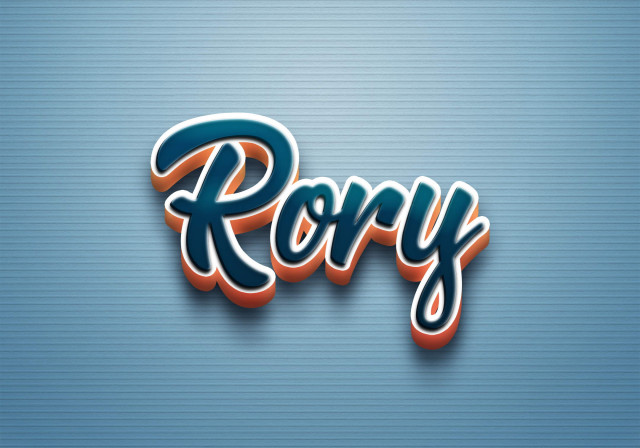 Free photo of Cursive Name DP: Rory