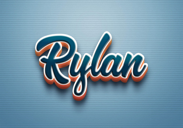 Free photo of Cursive Name DP: Rylan