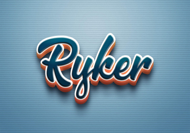 Free photo of Cursive Name DP: Ryker