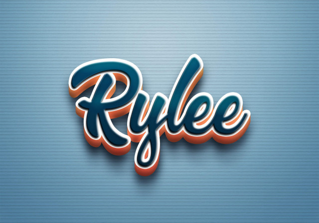 Free photo of Cursive Name DP: Rylee