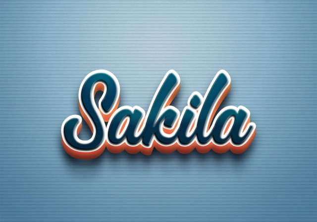 Free photo of Cursive Name DP: Sakila