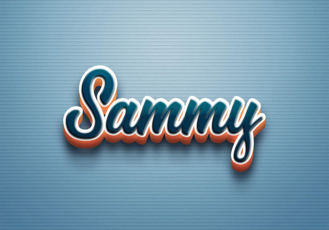 Free photo of Cursive Name DP: Sammy