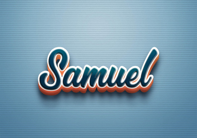 Free photo of Cursive Name DP: Samuel