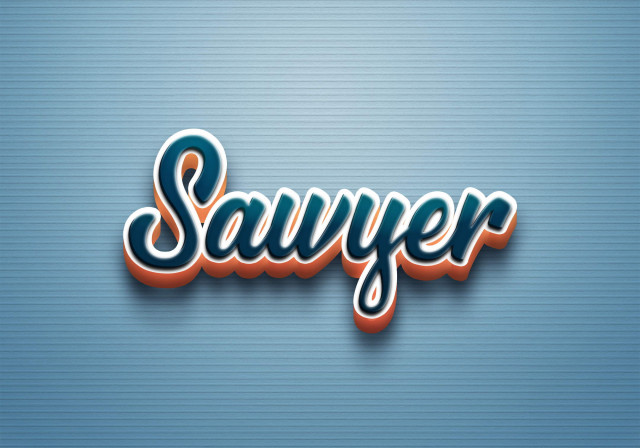 Free photo of Cursive Name DP: Sawyer