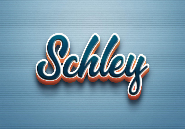 Free photo of Cursive Name DP: Schley