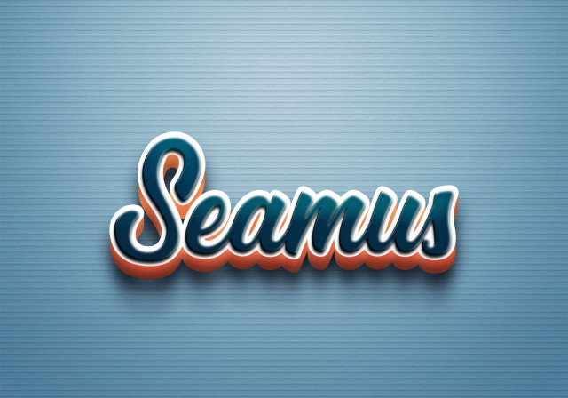 Free photo of Cursive Name DP: Seamus