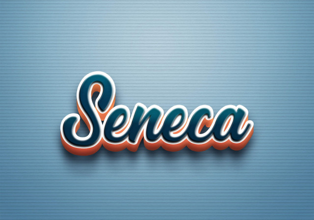 Free photo of Cursive Name DP: Seneca