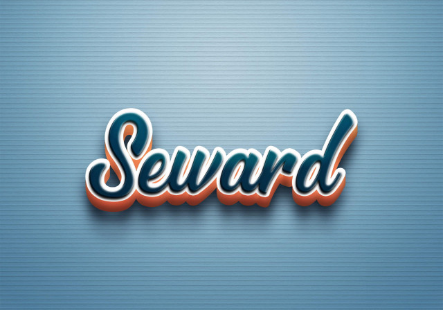 Free photo of Cursive Name DP: Seward