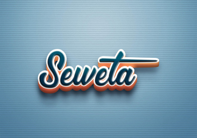 Free photo of Cursive Name DP: Seweta