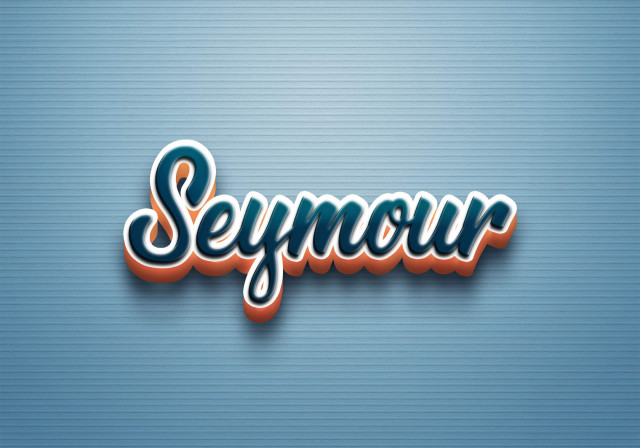 Free photo of Cursive Name DP: Seymour