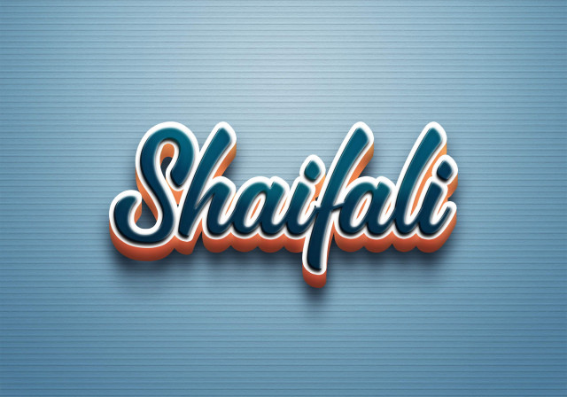 Free photo of Cursive Name DP: Shaifali