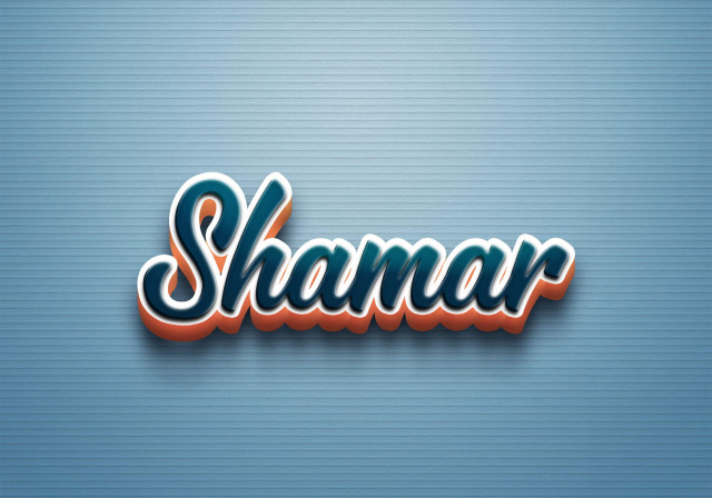 Free photo of Cursive Name DP: Shamar