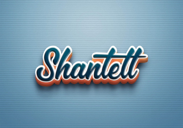 Free photo of Cursive Name DP: Shantell