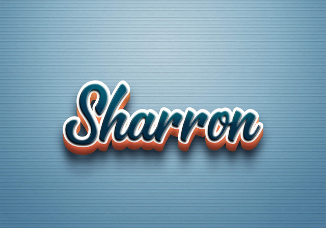 Free photo of Cursive Name DP: Sharron