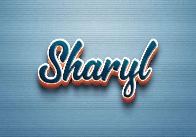 Free photo of Cursive Name DP: Sharyl