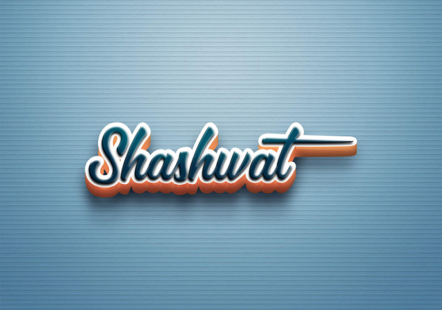 Free photo of Cursive Name DP: Shashwat