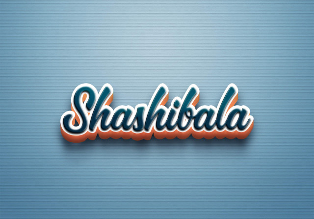 Free photo of Cursive Name DP: Shashibala