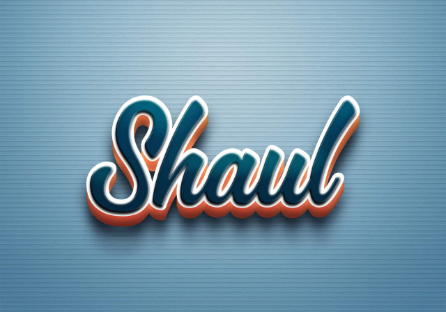 Free photo of Cursive Name DP: Shaul