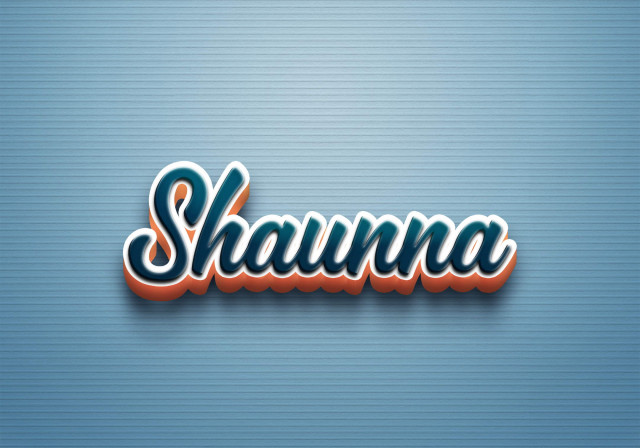 Free photo of Cursive Name DP: Shaunna