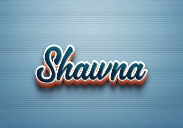 Free photo of Cursive Name DP: Shawna