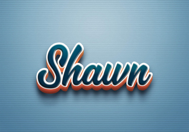 Free photo of Cursive Name DP: Shawn