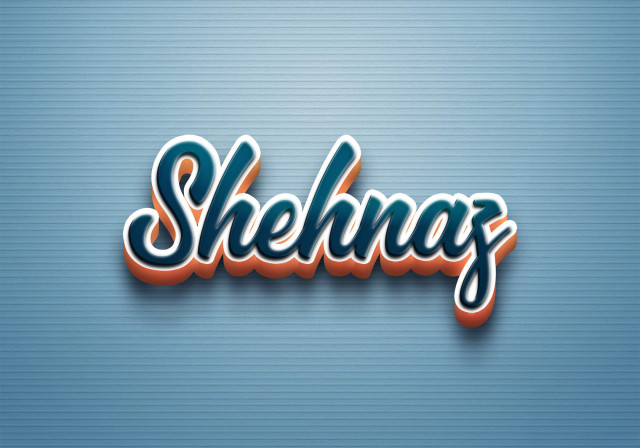 Free photo of Cursive Name DP: Shehnaz