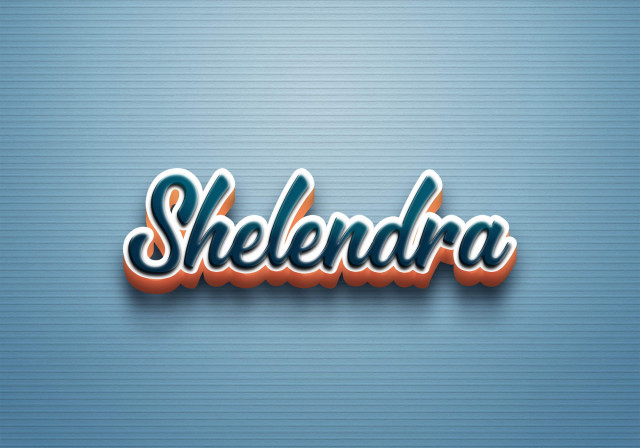 Free photo of Cursive Name DP: Shelendra