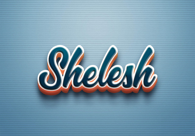 Free photo of Cursive Name DP: Shelesh