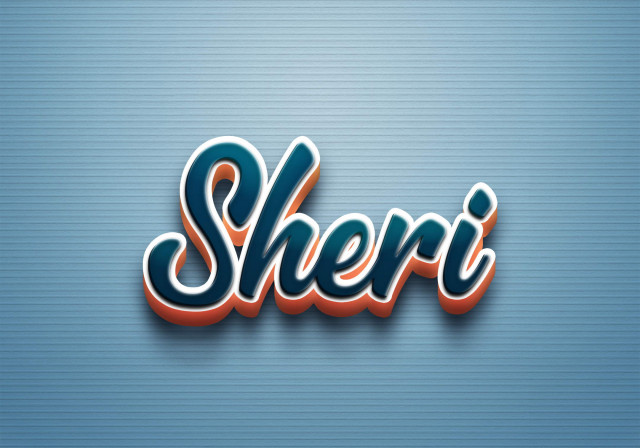 Free photo of Cursive Name DP: Sheri