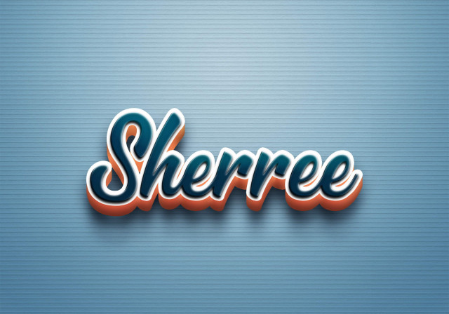Free photo of Cursive Name DP: Sherree