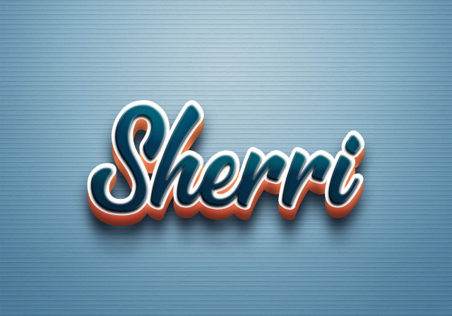 Free photo of Cursive Name DP: Sherri