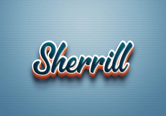 Free photo of Cursive Name DP: Sherrill