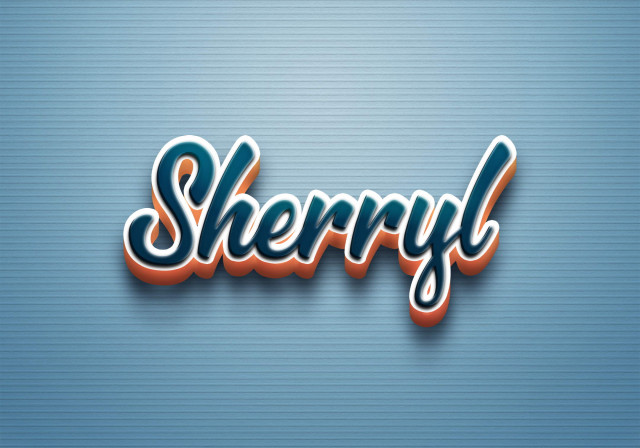 Free photo of Cursive Name DP: Sherryl