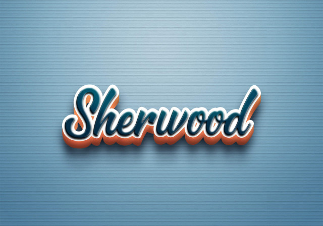 Free photo of Cursive Name DP: Sherwood