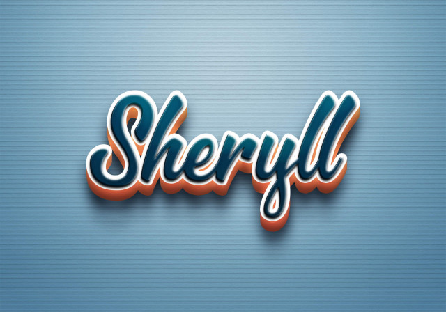 Free photo of Cursive Name DP: Sheryll