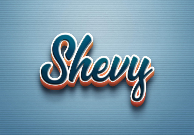 Free photo of Cursive Name DP: Shevy