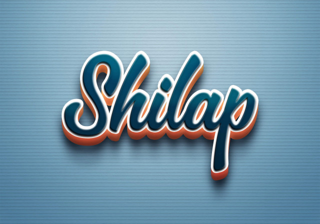 Free photo of Cursive Name DP: Shilap