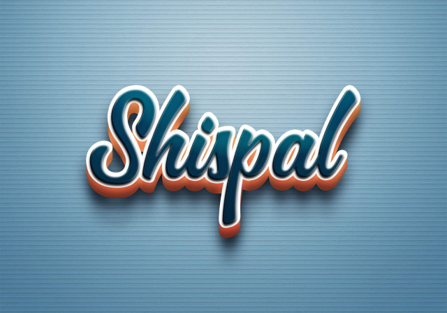 Free photo of Cursive Name DP: Shispal
