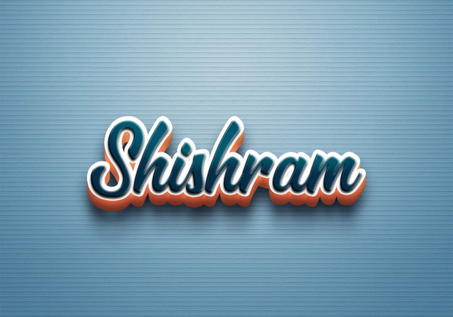 Free photo of Cursive Name DP: Shishram