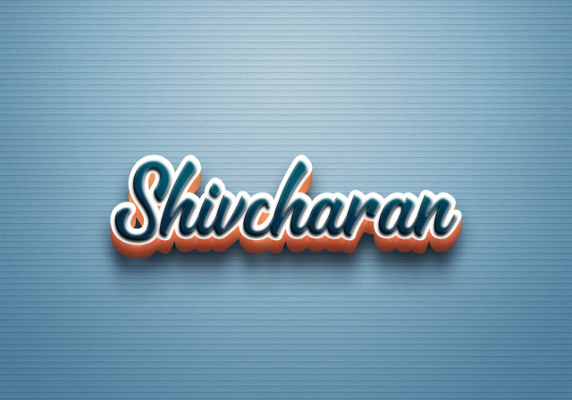 Free photo of Cursive Name DP: Shivcharan
