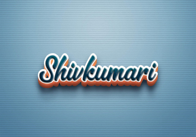 Free photo of Cursive Name DP: Shivkumari