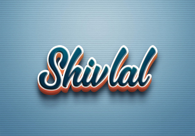 Free photo of Cursive Name DP: Shivlal