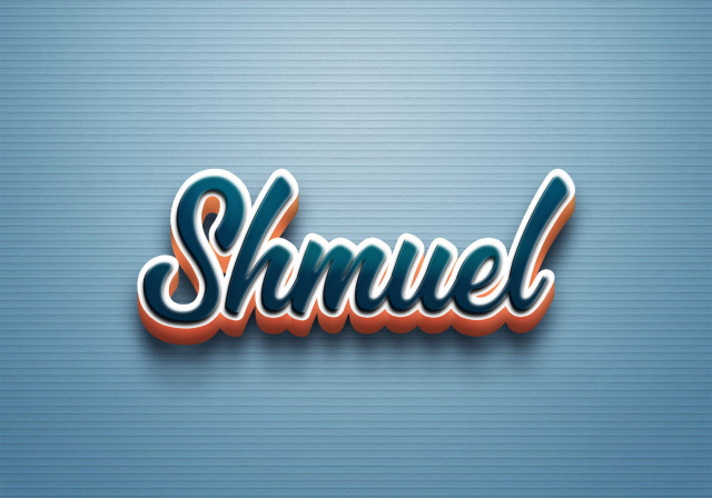 Free photo of Cursive Name DP: Shmuel