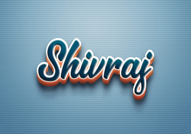 Free photo of Cursive Name DP: Shivraj