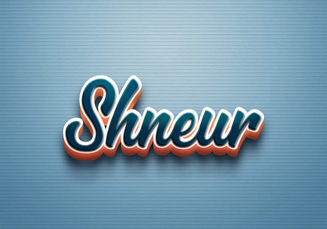 Free photo of Cursive Name DP: Shneur