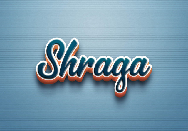 Free photo of Cursive Name DP: Shraga