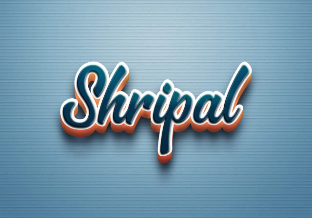 Free photo of Cursive Name DP: Shripal